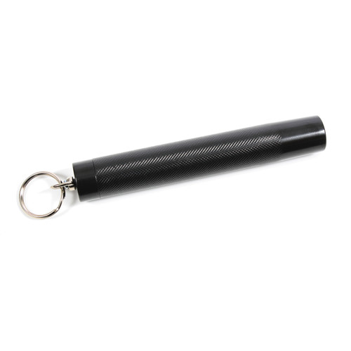 Rothco Expandable Baton With Keyring / Black - 12"