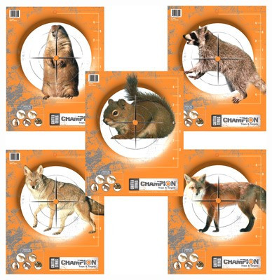 PAPER 2EA. OF 5 ANIMALS 10-PK<CHAMPION CRITTER SERIES TARGET 
