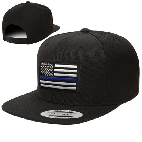 Snapback - Subdued Thin Blue Line American Flag