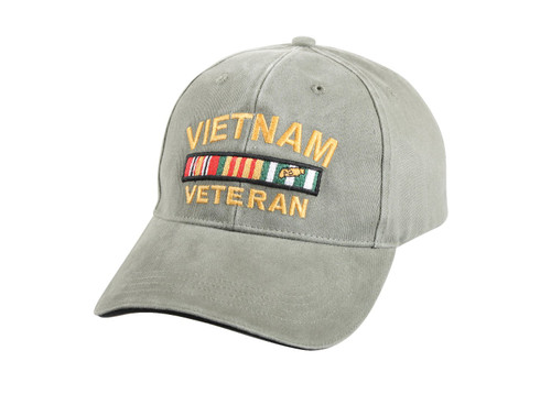 Rothco Vietnam Veteran Deluxe Vintage Low Profile Insignia Cap 