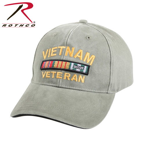 Rothco Vietnam Veteran Deluxe Vintage Low Profile Insignia Cap 
