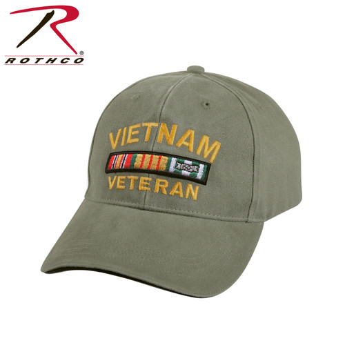 Rothco Vietnam Veteran Deluxe Vintage Low Profile Insignia Cap  Rothco Vietnam Veteran Deluxe Vintage Low Profile Insignia Cap