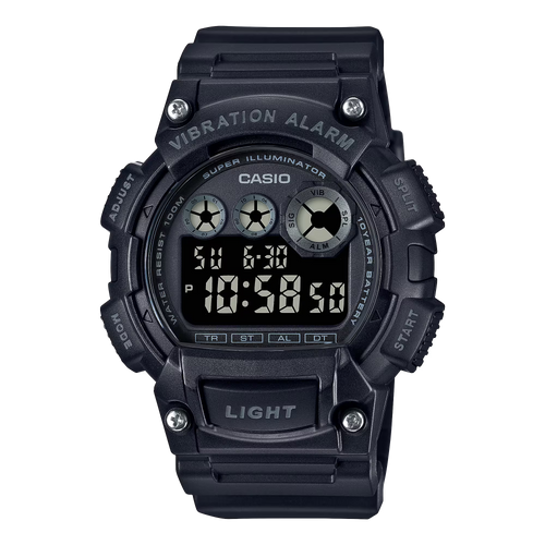 Classic Digital Watch w/ Vibration Alarm & Super Bright Backlight