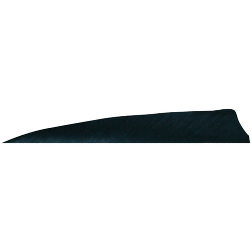 Gateway Shield Cut Feathers Black 4 in. RW 100 Pk.