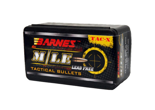 Barnes M/LE TAC-X Tactical Bullets .223 REM / 5.56 NATO .224" 62 gr BT 50/ct