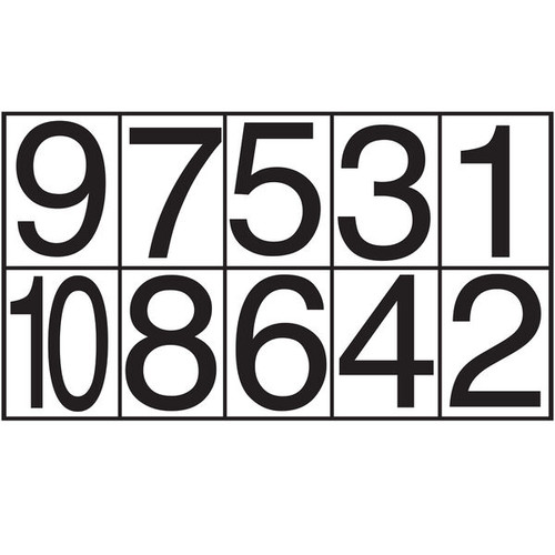 LARGE ADHESIVE PHOTO NUMBERS B