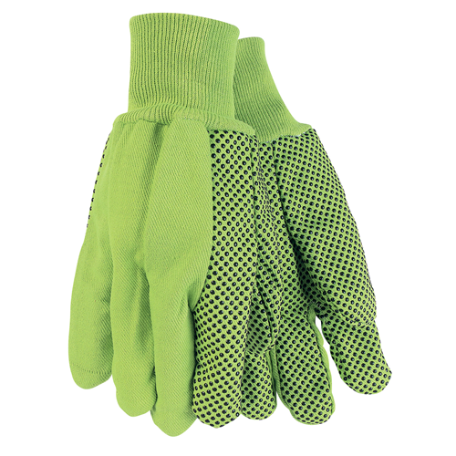 Green -Double Palm,  Dot,  Knit Wrist