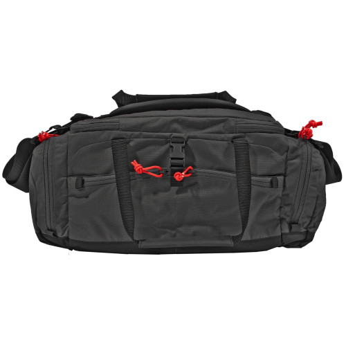 GGG RANGE BAG BLACK W/RED ZIPPER PUL