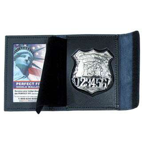 Recessed Badge & ID Case w/ Velcro Closure - 3.00''x3.75''