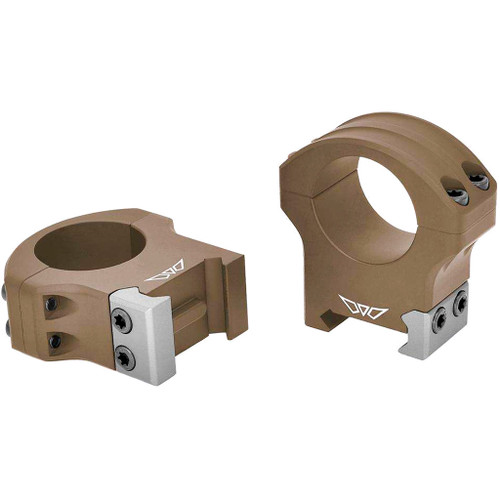 Warne Hyperlite Scope Rings Dark Earth 34mm High