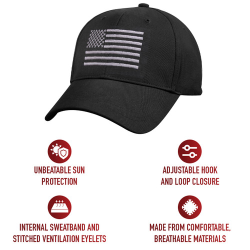 Rothco U.S. Flag Low Profile Cap