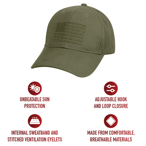 Rothco U.S. Flag Low Profile Cap