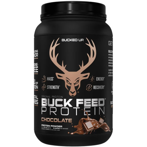 Bucked Up Buck Feed Protein Chocolate 30 Serving Tub