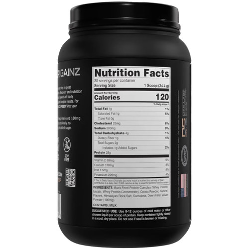Bucked Up Buck Feed Protein Chocolate 30 Serving Tub