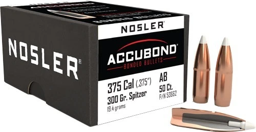 Nosler .375 inches 300gr AccuBond Bullets 50 Count
