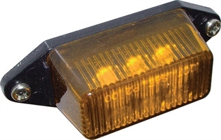 SS LED CLEARANCE LIGHT-AMBER