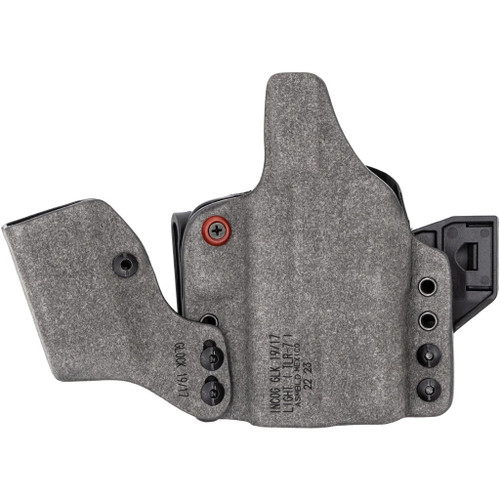Safariland Incog-X IWB Holster Glock 19/17 w Light Suede Gray RH