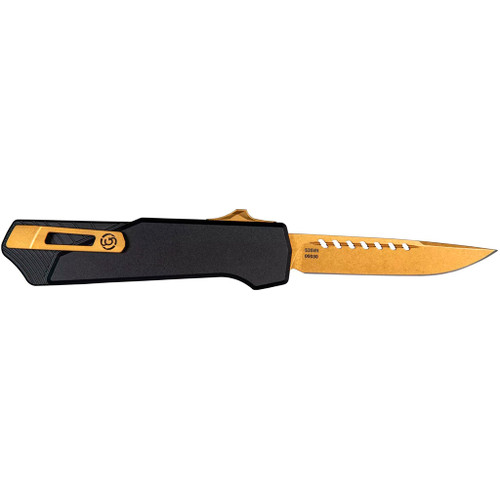 Southern Grind Arachnid OTF Knife 3.2 in  Drop Point Bronze w/Black