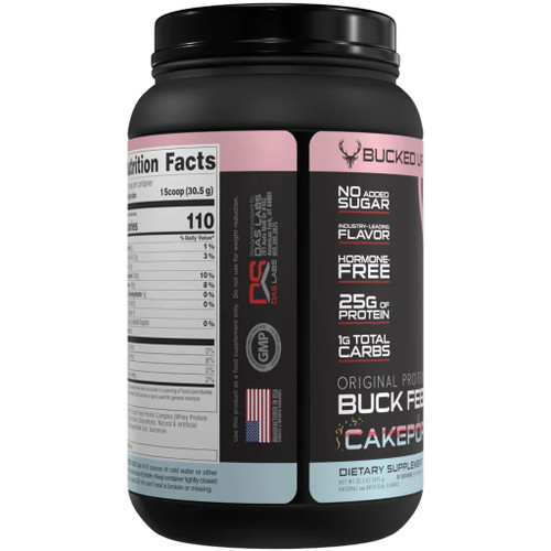 Bucked Up Buck Feed Protein Cake Pop 30 Serving Tub