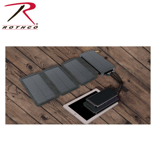 Rothco Folding Solar Panel with Power Bank