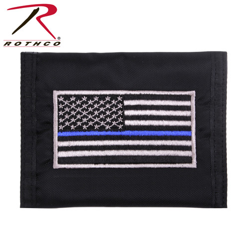 Rothco Thin Blue Line Flag Commando Wallet