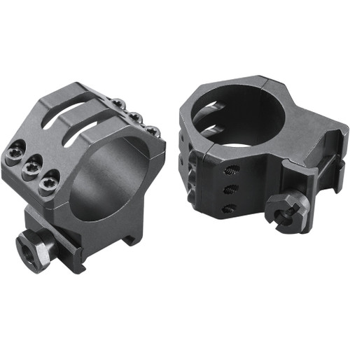 Weaver Classic 6Hole Skeleton Rings Matte Black 30mm High Clamshell Pack