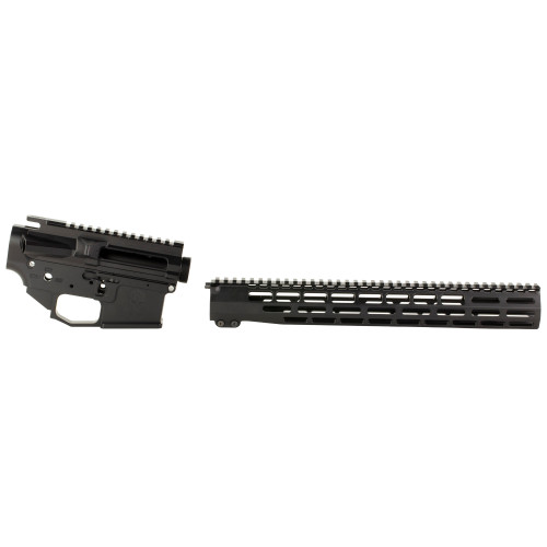 GGP AR15 BILLET RCVR SET W/15" HG BK