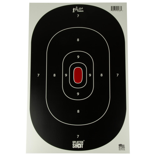 PROSHOT 12X18 SILH SS BLACK 8PK