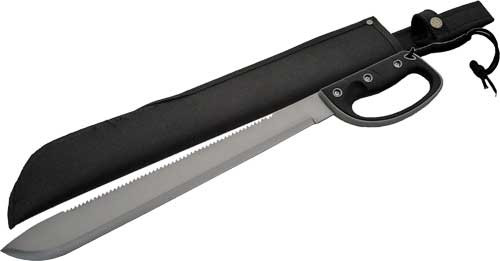 MACHETE 24.75" OVERALL LENGTHSZCO RITE EDGE 19" RUBBER GRIP 
