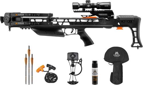 PACKAGE 335FPS BLACKMISSION CROSSBOW SUB-1 LITE 