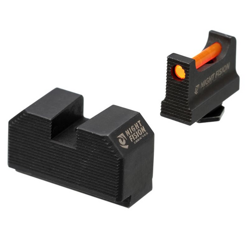 Optic Height Fiber Optic Sight Set for Glock 17/19/45/48 w/ RMR/507C/SRO/ACRO