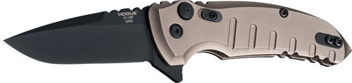 DROP PT BLK BLADE ALUMINM FDE!HOGUE X1 MICROFLIP 2.75" FOLDR 