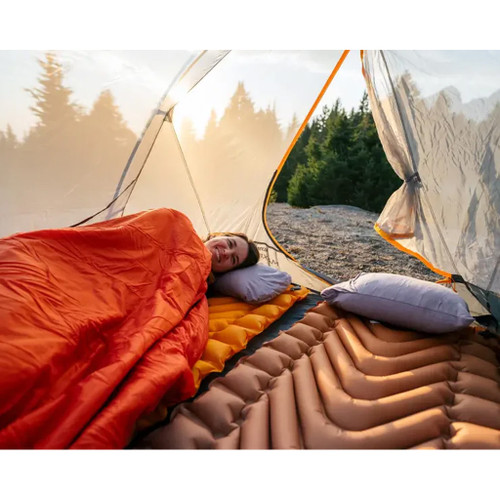 Klymit Insulated Static V Sleeping Pad Safron Regular