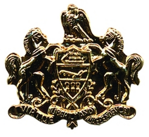 Pennsylvania Crest Collar - 3/4'' Wide