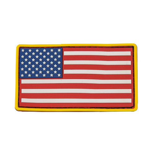 USA Flag Patch PVC