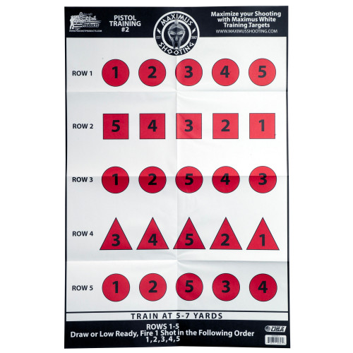 PROSHOT MXM WHITE PISTOL TRNG 6PK