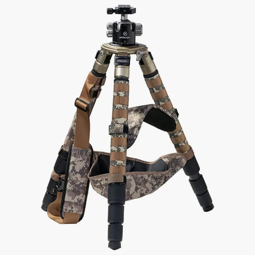Athlon Midas CF29 Carbon Fiber Tripod 9" - 65" Camo with Soft Sided Carrying Case