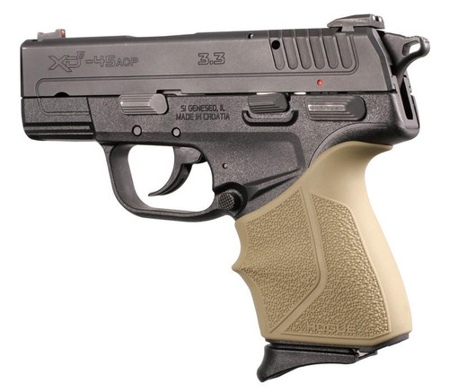 Hogue Springfield Armory XD-E 9mm/.45ACP: HandALL Beavertail Grip Sleeve - FDE