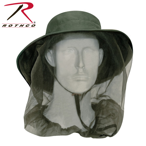 Rothco Adjustable Boonie Hat With Mosquito Netting - Olive Drab