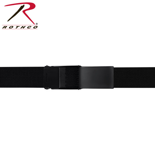 Rothco Web Belts With Flip Buckle - Black 
