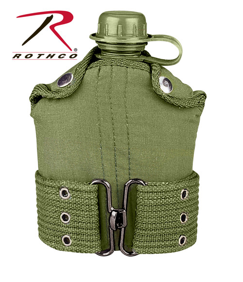 Rothco G.I. Type Plastic Canteen & Pistol Belt Kit Rothco G.I. Type Plastic Canteen & Pistol Belt Kit