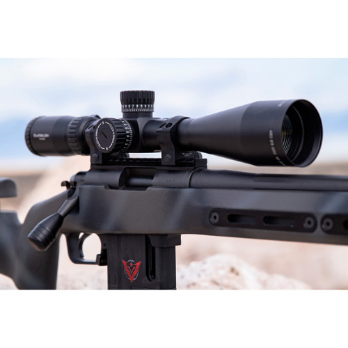 Warne Mountain Tech Scope Rings Matte Black 34mm Ultra High