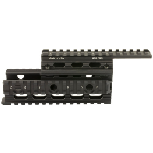 UTG PRO AK-47 TACT QUAD RAIL BLK