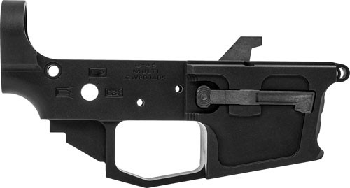 LOWER RECEIVER BILLET BLACKNEW FRONTIER C-45 STRIPPED 