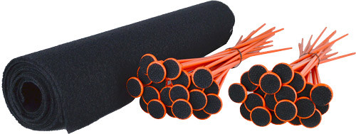 RIFLE RODS .22 CAL SHELF LINERGSS LARGE RIFLE ROD KIT 40 ORG 