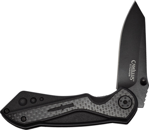 2.78" SS BLADE CARBON FIBER BLCAMILLUS MACHINE FOLDING KNIFE 