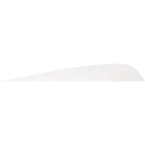 Gateway Parabolic Feathers Flo White 4 in. RW 50 pk.
