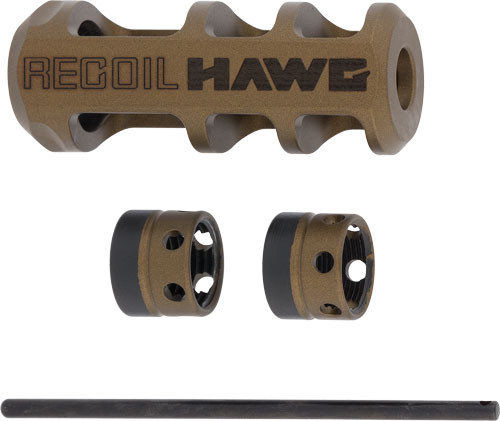 MUZZLE BRAKE BRONZE .30 & LESSBROWNING SPORTER RECOIL HAWG 