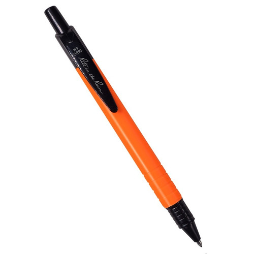 All-Weather Durable Pen - Orange Pen with Black Ink