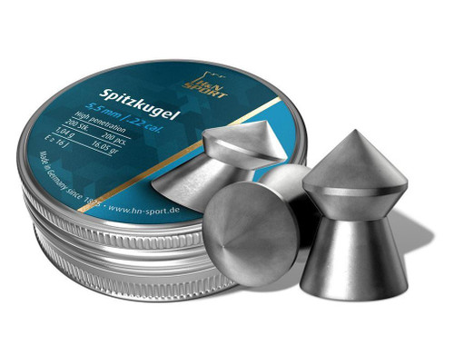 H&N Spitzkugel  .22 cal. 8.64 gr 200/ct H&N Spitzkugel  .22 cal. 8.64 gr 200/ct